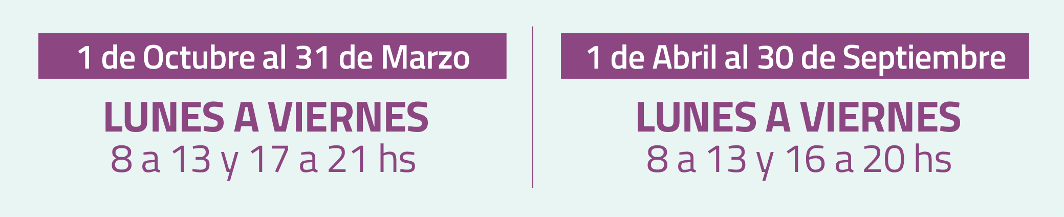 horarios estacionamiento