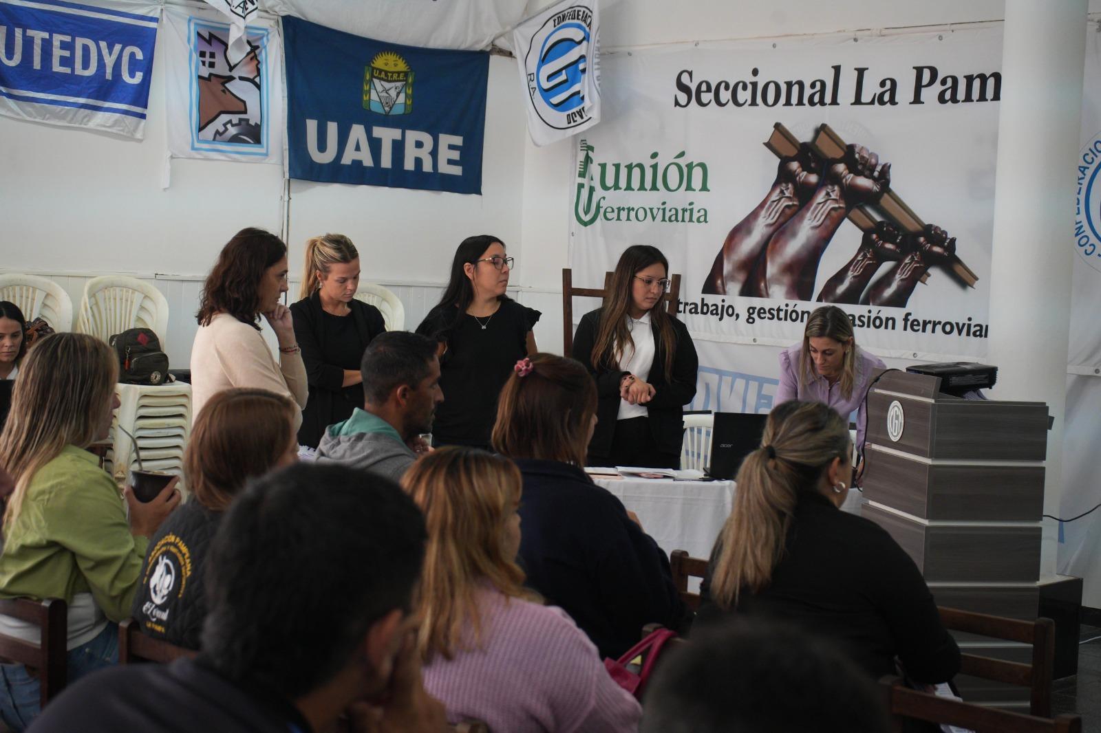 LEY MICAELA: DELEGADOS Y DELEGADAS SINDICALES SE CAPACITARON EN PERSPECTIVA DE GÉNERO